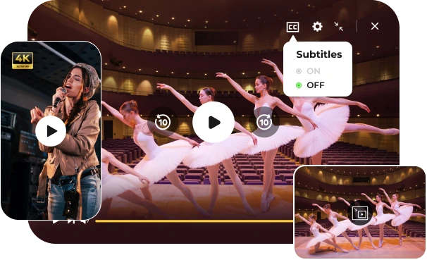 HLS video player feature