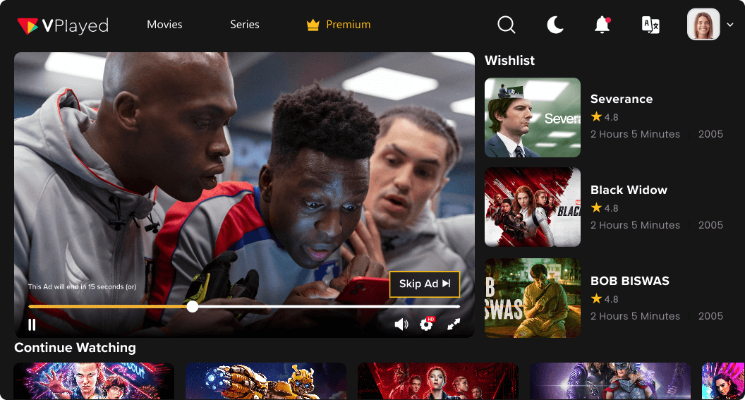 advertising video on demand platform