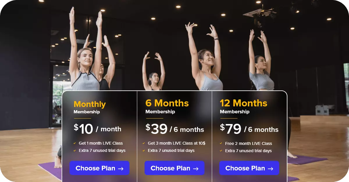 Fitness video on demand monetization