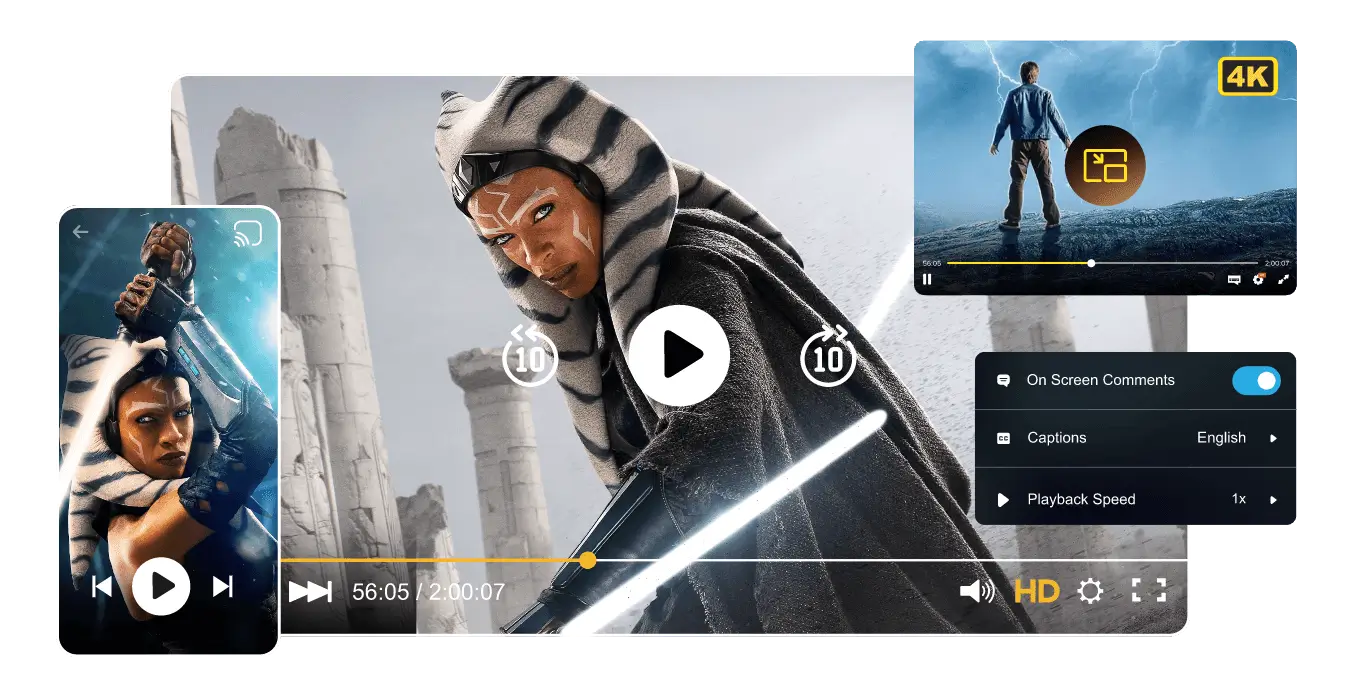 HTML5 HLS player