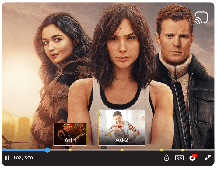 Server Side Ad-Insertion in Player