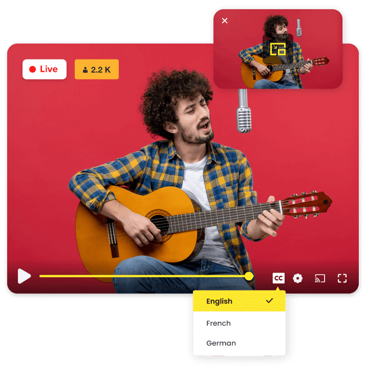 Best video player to live stream