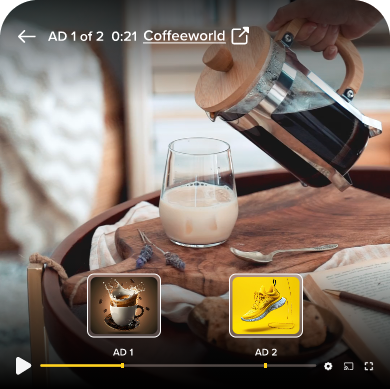 Advertisement video on demand