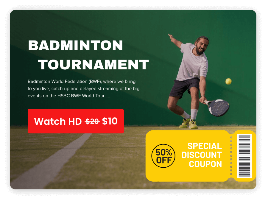 Premium Live/On-demand Sports Streaming