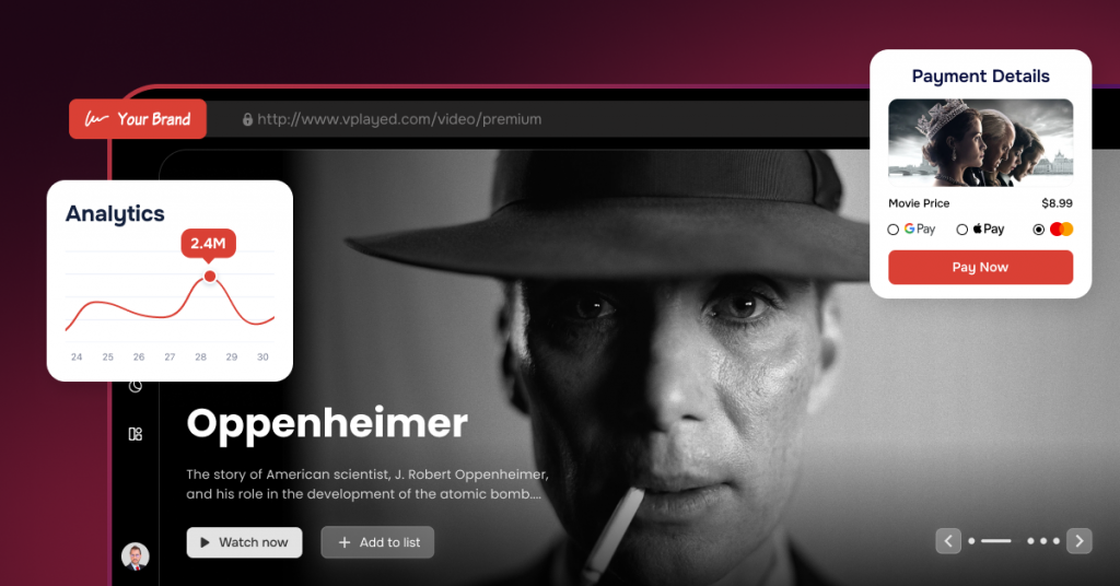 How VPlayed help to create your own VOD website?