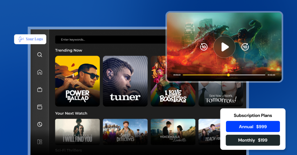 Implimenting content security on VOD Website