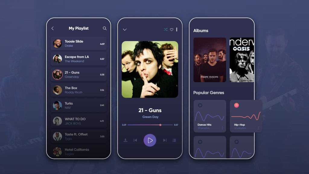 cost to create music streaming app