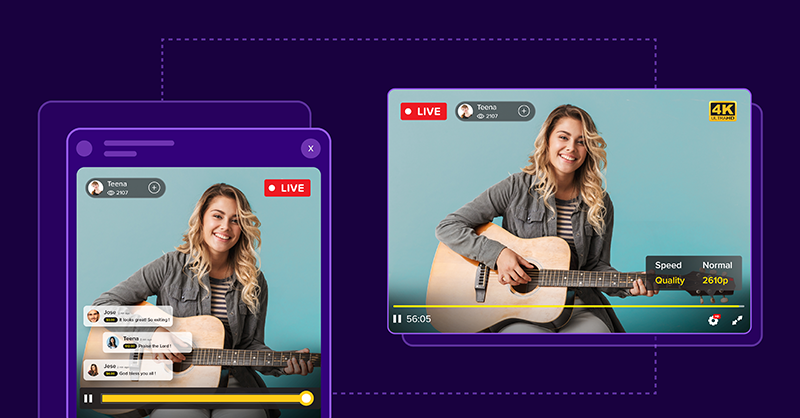 Live streaming vs vod