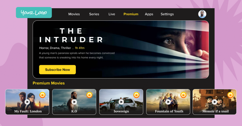 VOD and Live streaming Features