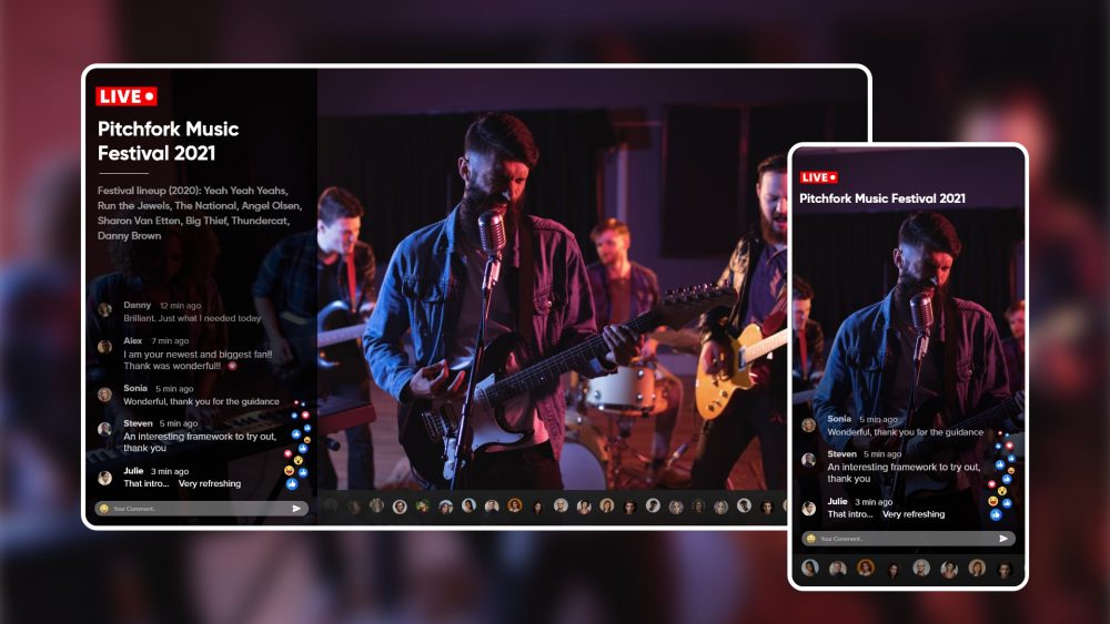 live chat for streaming apps