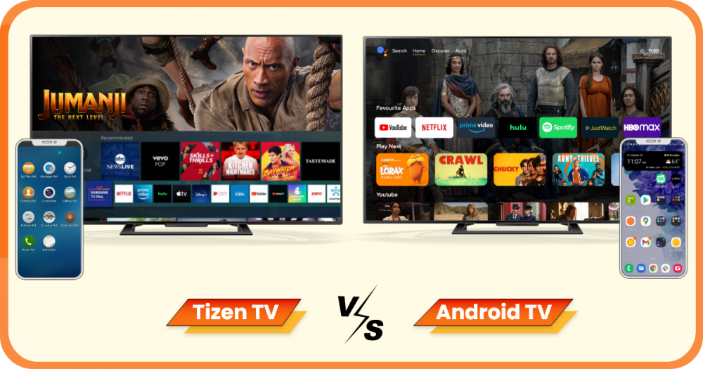 Differences Between Tizen OS Vs Android TV
