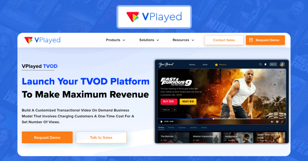 Pay Per View Streaming Platform