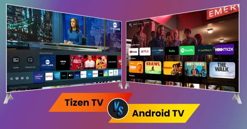 tizen os and android tv