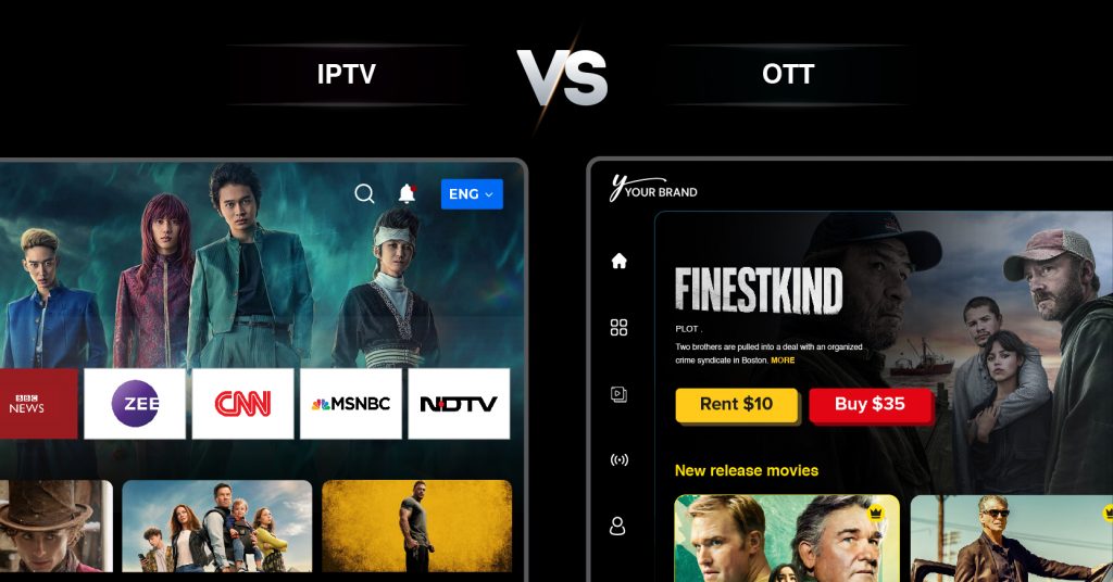 Difference Between IPTV Vs. OTT