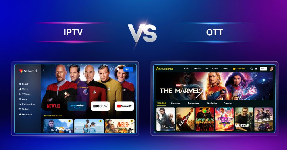 difference between OTT vs IPTV