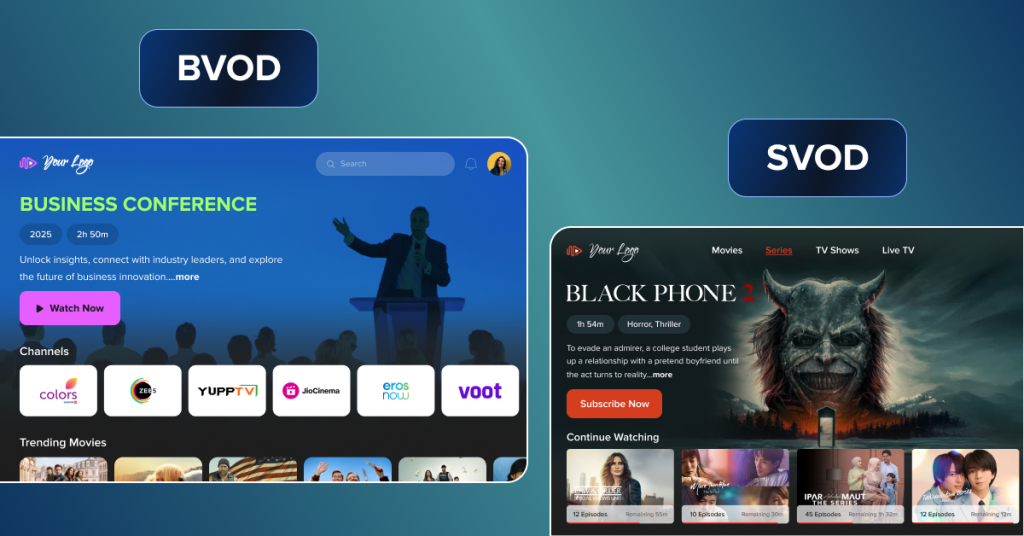 Difference between BVOD vs SVOD