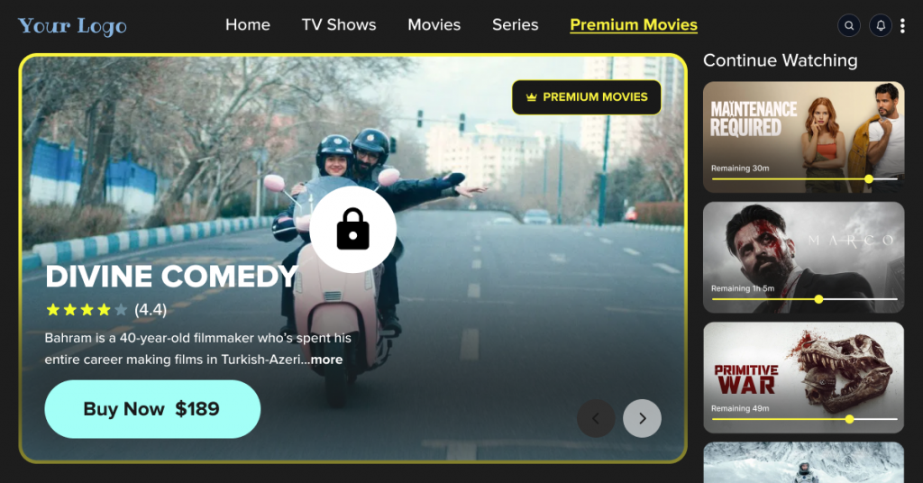 Define Premium Video on Demand