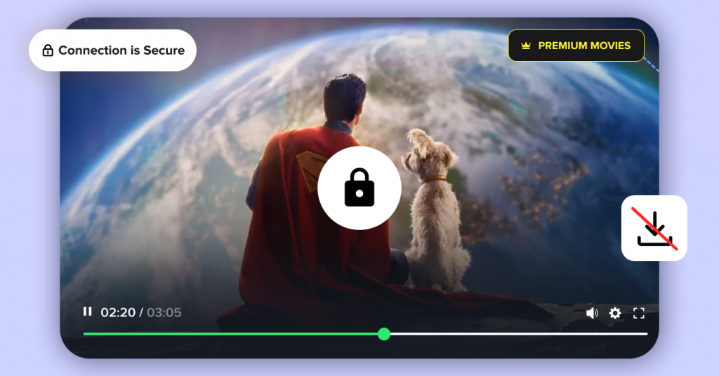 Secure video streaming
