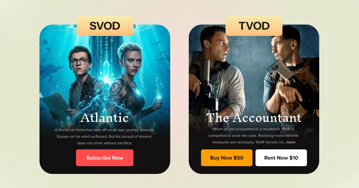 Distinctions Between TVOD And SVOD Model