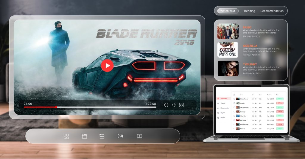 Build video streaming website like Netflix