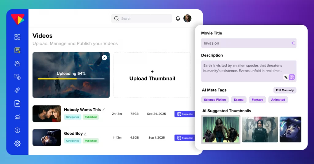 OTT AI Video Streaming