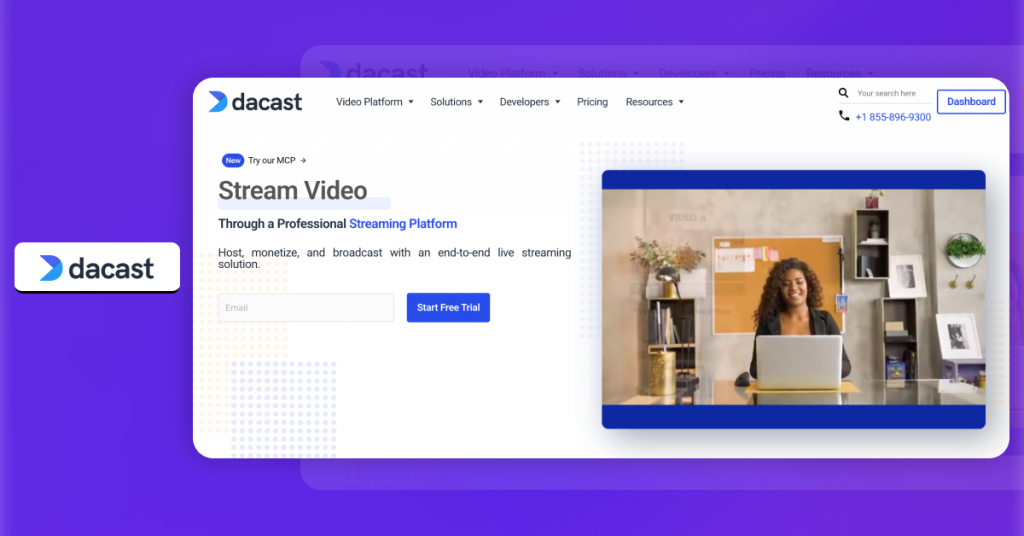 Dacast one of the best video monetization platforms