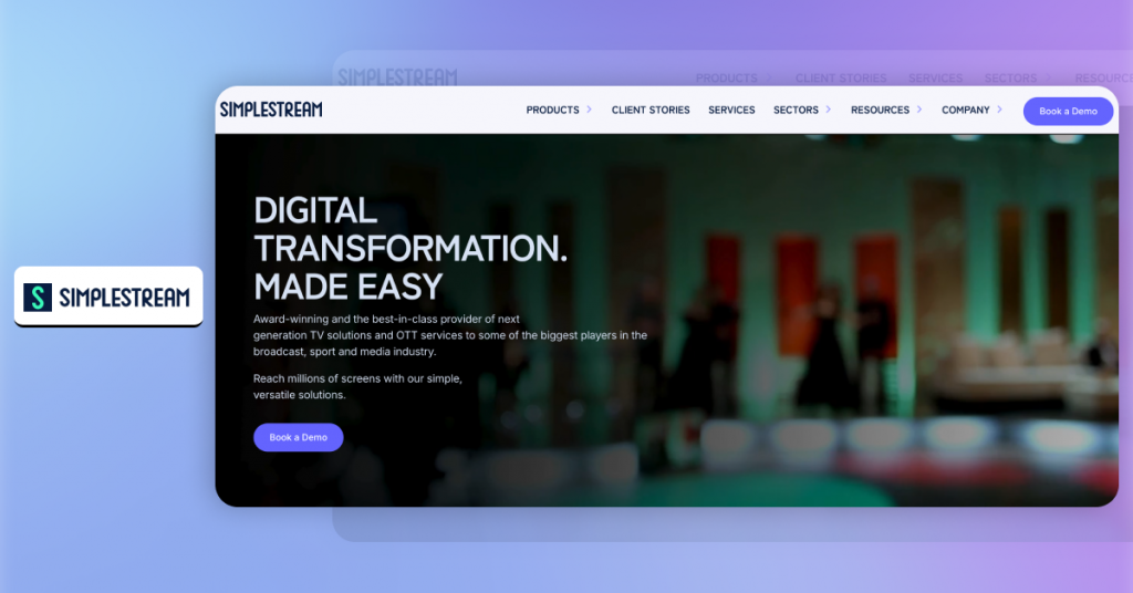 Simplestream is one of the best video monetization platforms