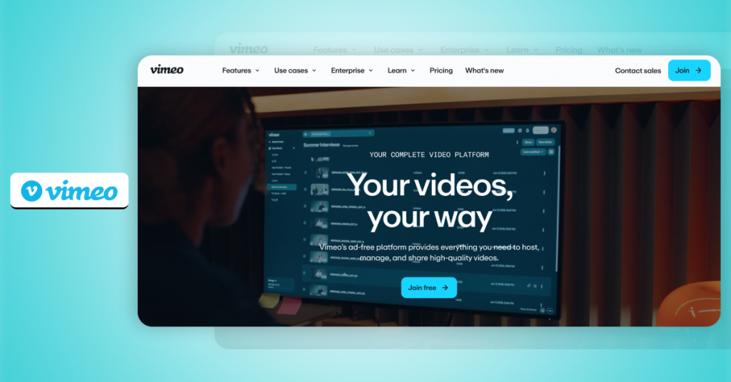 Vimeo OTT is one the best video monetization platforms